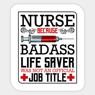 Nurse Sticker